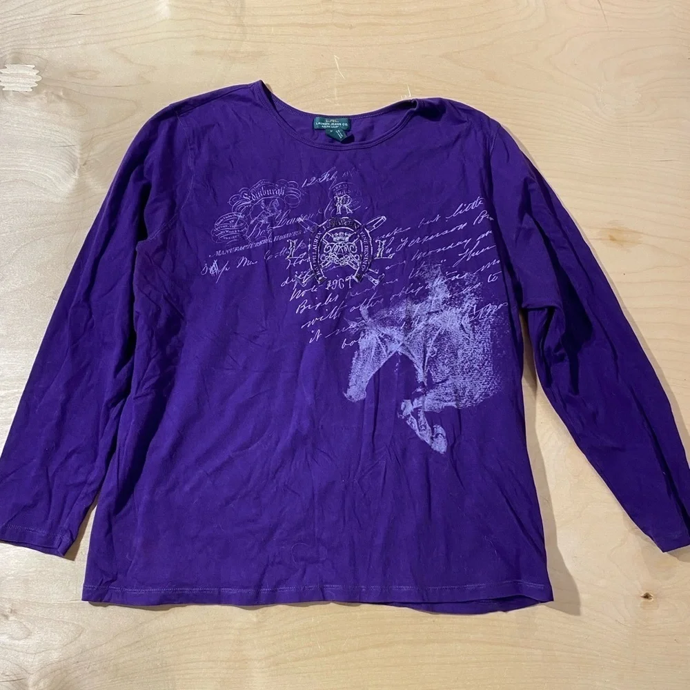 Ralph Lauren vibrant purple